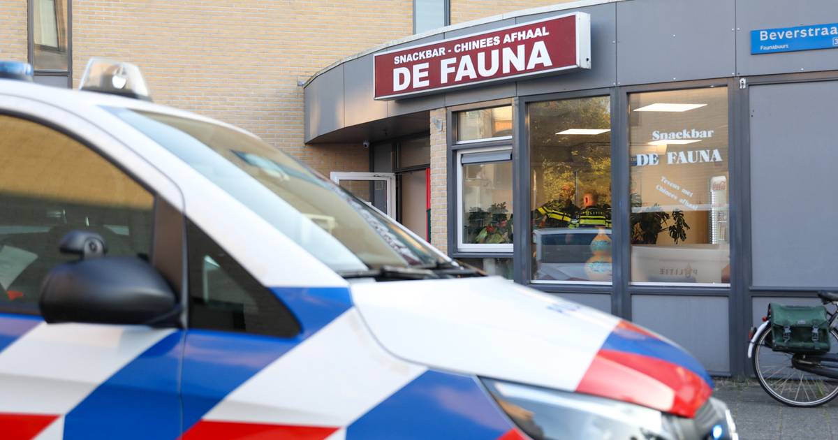 Overvaller overmeesterd door omstanders in snackbar Almere Buiten