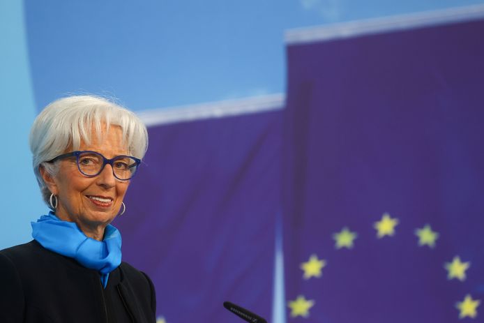 Christine Lagarde, voorzitter van de Europese Centrale Bank.
