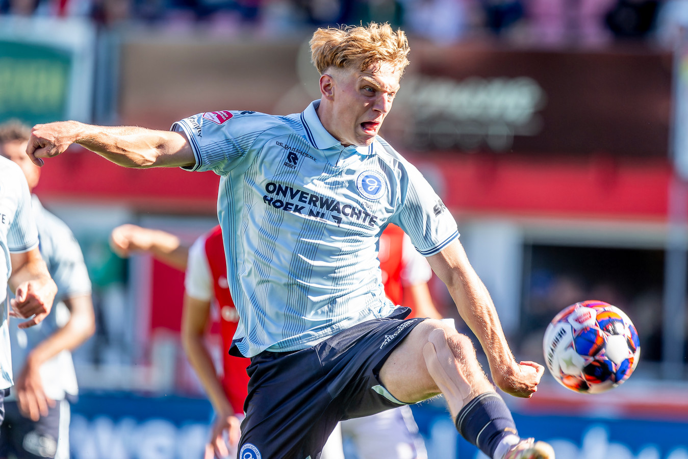 De Graafschap met Simon Colyn in de spits tegen Roda JC Foto