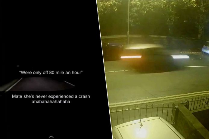 Dronken bestuurster filmt dodelijke crash