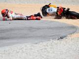Motorrijder gaat hard onderuit in MotoGP-openingsrace