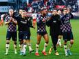De 1-2 overwinning op FC Utrecht wordt door alles en iedereen uitbundig gevierd. Wat wil je ook na zo'n late goal.