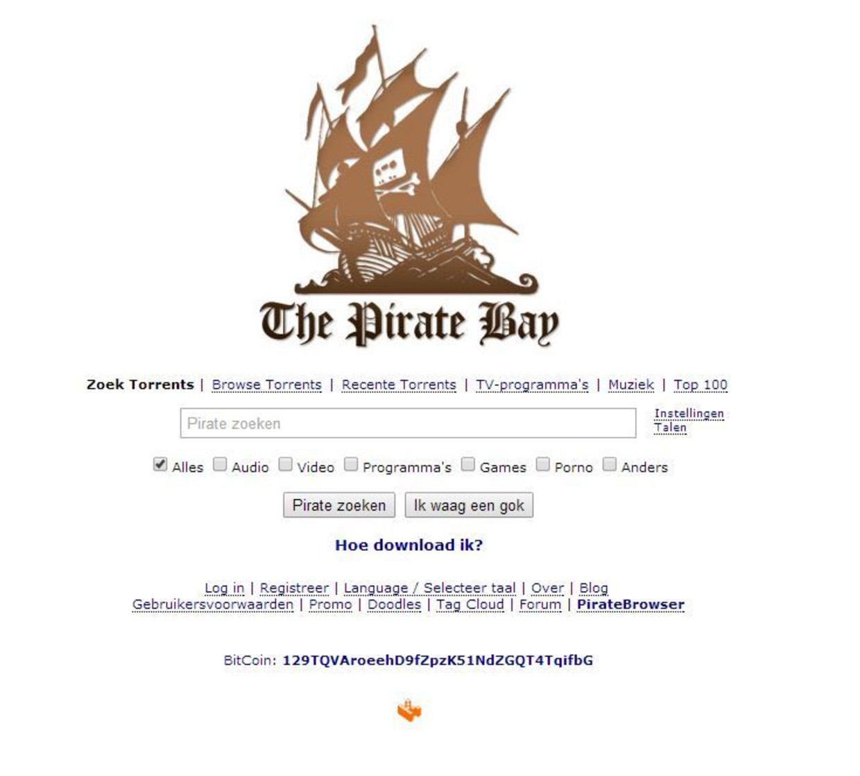 null Beeld Pirate Bay