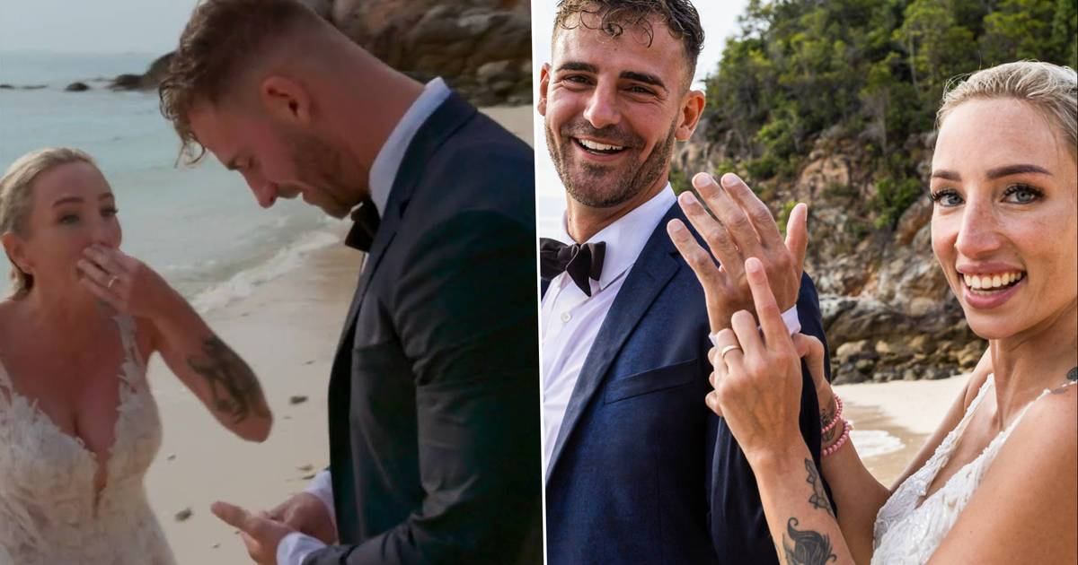 Oei! Joeri verliest ‘trouwring' nog voor hij strandt op ‘Honeymoon