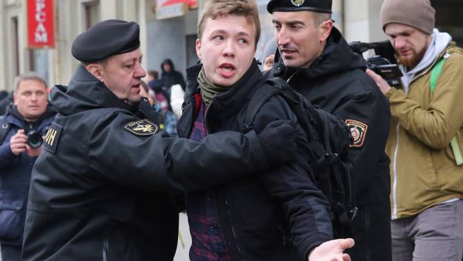 Gearresteerde journalist Belarus verschijnt op video: ‘Ik werk mee en beken’
