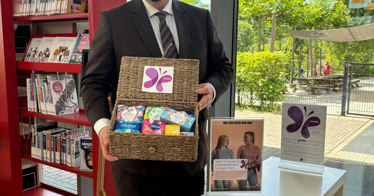 Menstruatiearmoede ook in Kapelle aangepakt: Gratis uitgiftepunt in bibliotheek