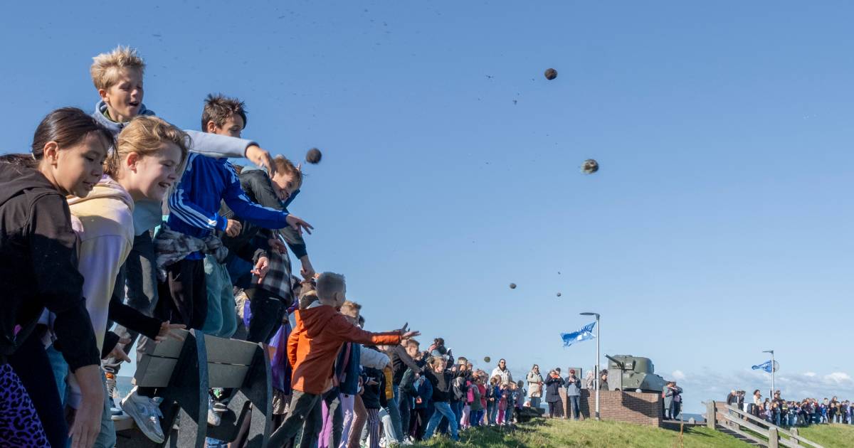 Kiara (10) getuigt tijdens herdenking Westkapelle: ‘Mijn overgrootopa zwijgt over deze gitzwarte dag
