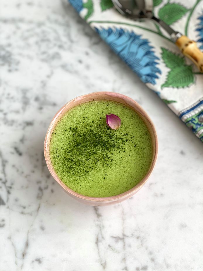 Matcha latte.