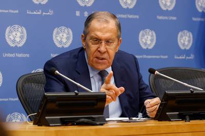 Russische minister Lavrov beschuldigt het Westen van ongekende 'russofobie’