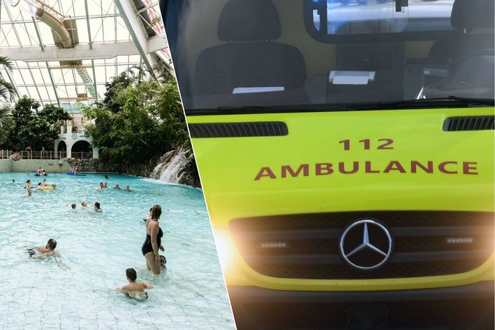 Jongeman (16) afgevoerd in kritieke toestand nadat hij in elkaar zakt in zwembad De Vossemeren.