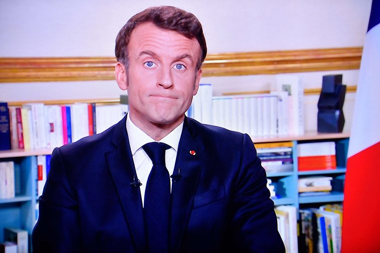 De Franse president Emmanuel Macron. Beeld AFP