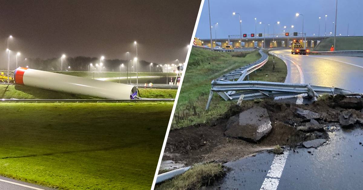 Transportbedrijf na ongeluk met windmolen op A50: ‘Echt geen foutje met een spanband’.