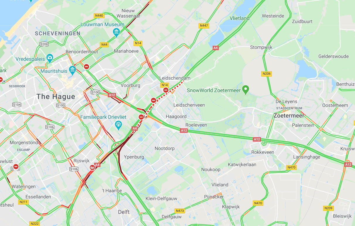 A4 Richting Leiden Uren Dicht Na Ernstig Ongeluk In Totaal Zeven Auto S En Een Tankwagen Betrokken Foto Ad Nl