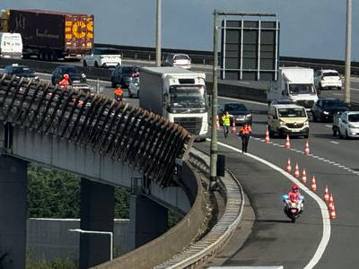 Soon physical barriers to keep heavy traffic off Vilvoorde viaduct? “We are already working everything out”