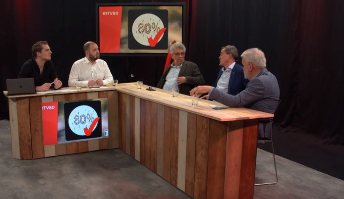 Verkiezingsavond waarin 1Twente een live-televisieprogramma maakte