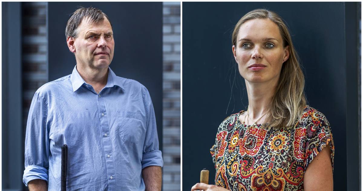 Blind en in de gemeenteraad, Bas en Tjarda doen het: 'Luisteren kan ik als geen ander' - AD