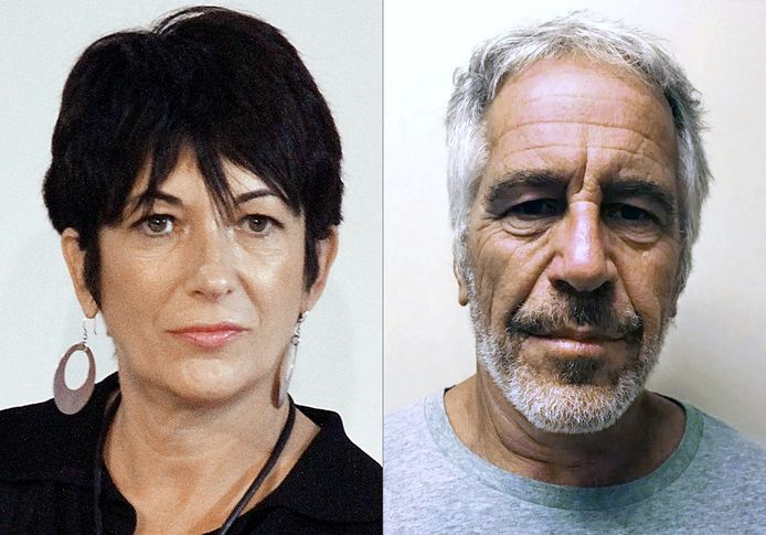 Ghislaine Maxwell en Jeffrey Epstein.