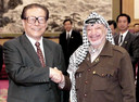Avec Yasser Arafat (2000)
