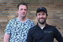Menno Spiekerman (links) en Tim van den Hoogen. Foto Ed van Alem