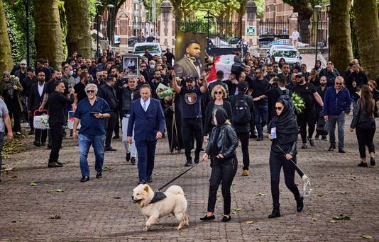 Hond Esco liep donderdag voorop.