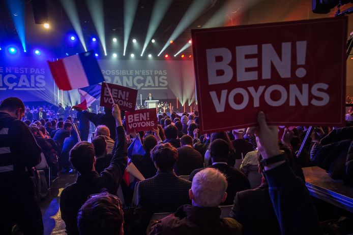 Quelque 8.000 partisans ont assisté au meeting d'Eric Zemmour.