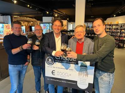 Oudenbosch heeft dorst - en dat heeft de basiliek al duizend euro opgeleverd