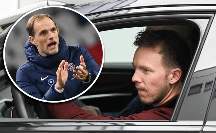 Julian Nagelsmann vertrekt bij Bayen München, inzet: Thomas Tuchel volgt hem op.