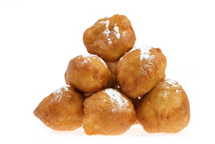 Oliebollen, ook al zo'n typische Nederlandse lekkernij.