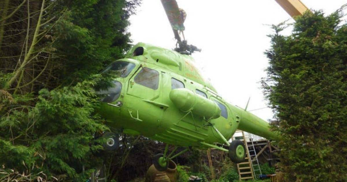 Theetuin zet helikopter te koop