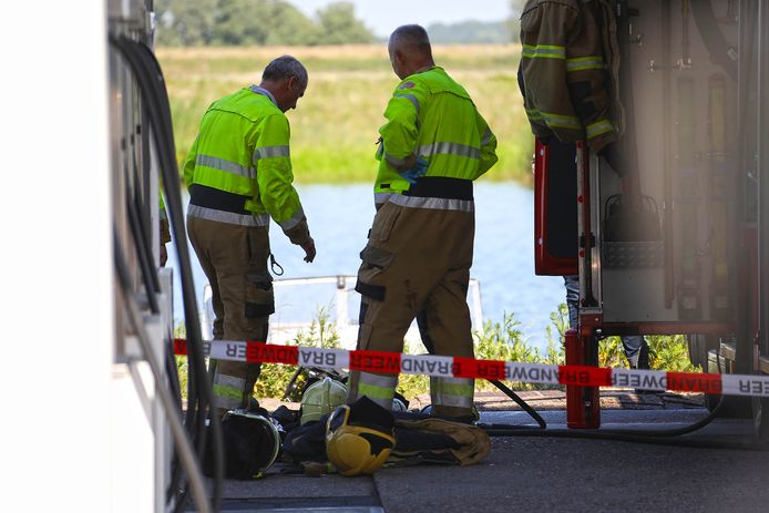 Hulpdiensten aan het werk.