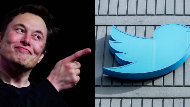 Twitter is volgens Musk nog maar 20 miljard dollar waard