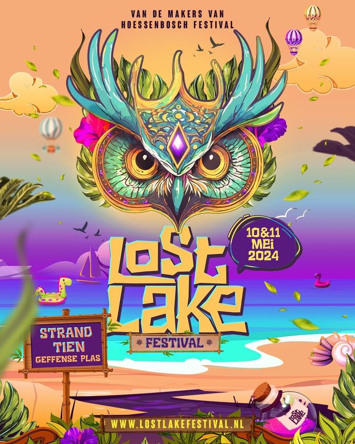 Nieuw: het Lost Lake Festival bij de Geffense Plas - 'Geen