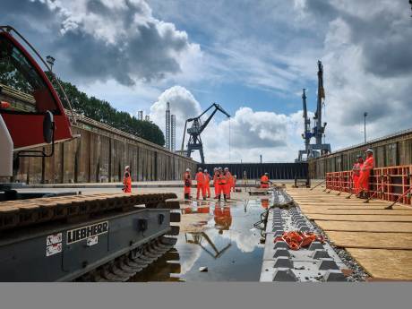 Tunnelbouwers beginnen aan een monsterklus en beschermheilige Sint Barbara is erbij