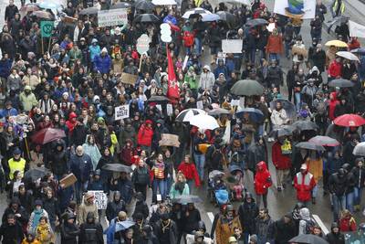 Zeker 70.000 deelnemers aan klimaatmars in Brussel