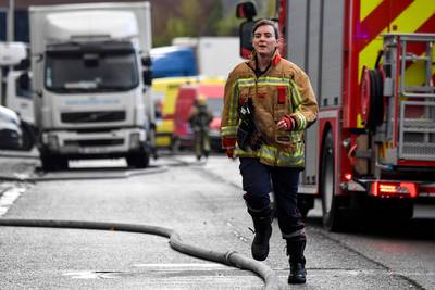 Incendie à la foire de Tournai, une baraque de croustillons détruite