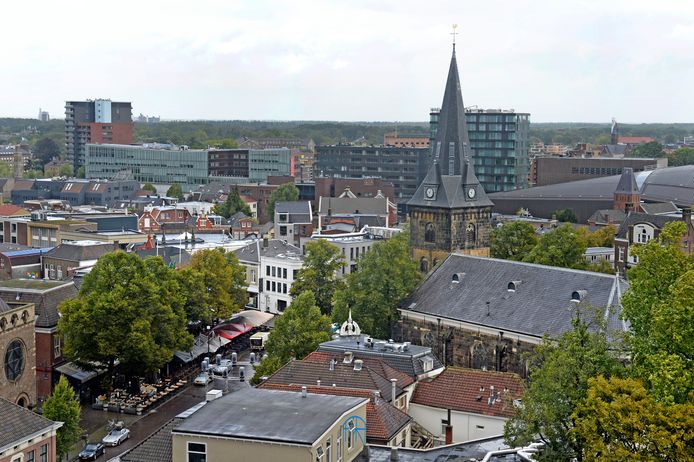 De skyline van Enschede