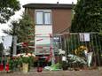 De woning van Wendy Rutjes vlak na de moord.