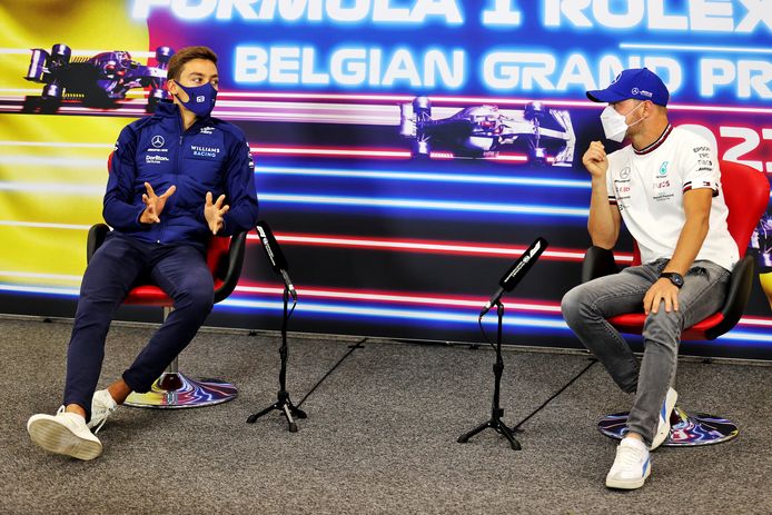 George Russell en Valtteri Bottas.