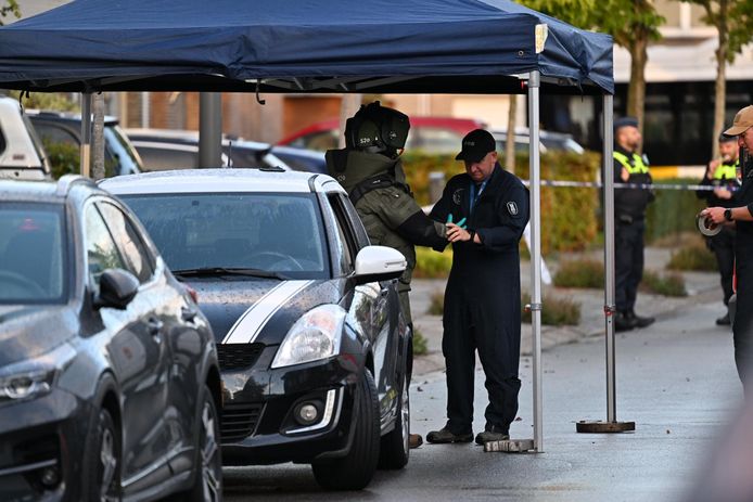 DOVO kwam ter plaatse om het explosief te onderzoeken en nam het uiteindelijk mee om het op een veilige plaats tot ontploffing te brengen.