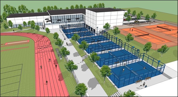 Nieuwe sportsite Zottegem jpeg