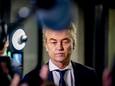 Geert Wilders (PVV) bij aankomst van de vervolggesprekken met informateurs Dijkgraaf en Van Zwol.