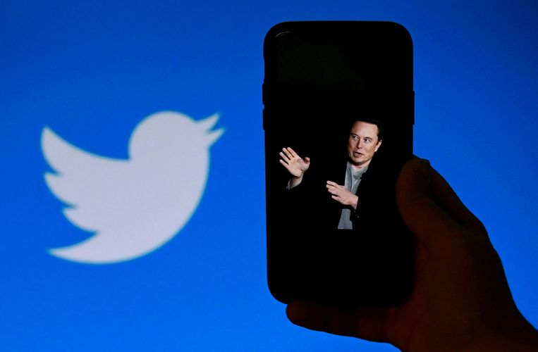 Elon Musk wil Twitter overnemen en er 'een gezamenlijk digitaal dorpsplein' van maken 'waar een brede reeks meningen besproken kunnen worden'. Beeld AFP