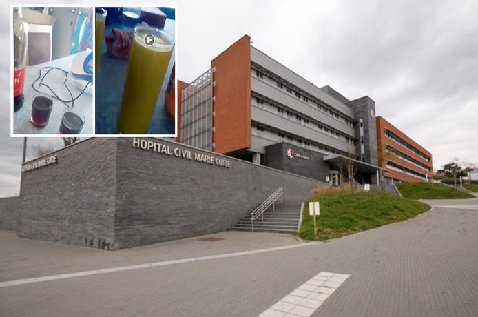 Het individu wordt behandeld in het Marie Curie-ziekenhuis in Lodelinsart (Charleroi). Inzet: op Facebook circuleren video's van de gevaarlijke uitdaging.