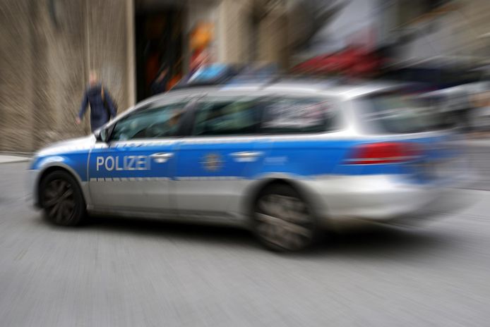 Illustratiebeeld: Duitse politiewagen in het centrum van Keulen