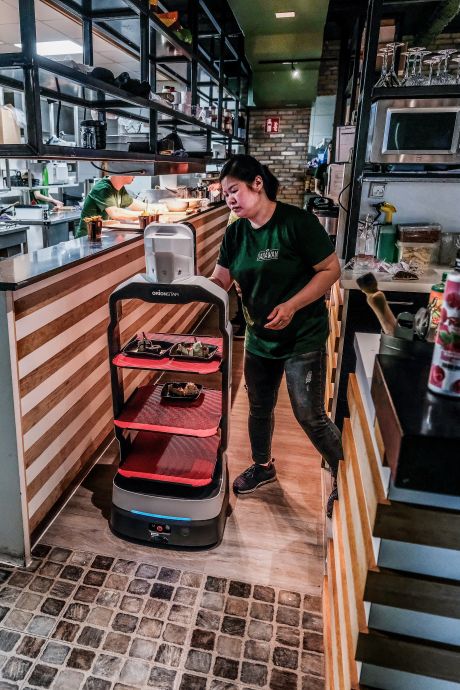 Van leuke gadget naar noodzaak, robots aan tafel in de horeca: ‘Personeel hoeft minder te lopen’