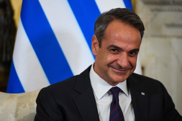 Le Premier ministre grec, Kyriakos Mitsotakis