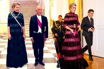 Mathilde haalt de mosterd bij Máxima: koningin valt op in jurk die Nederlandse vorstin al eerder droeg
