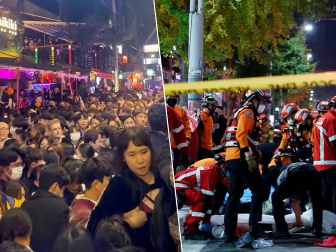 Al 151 doden en 82 gewonden bij stormloop tijdens halloweenviering in Zuid-Korea: “Mensen konden niet communiceren of ademen”