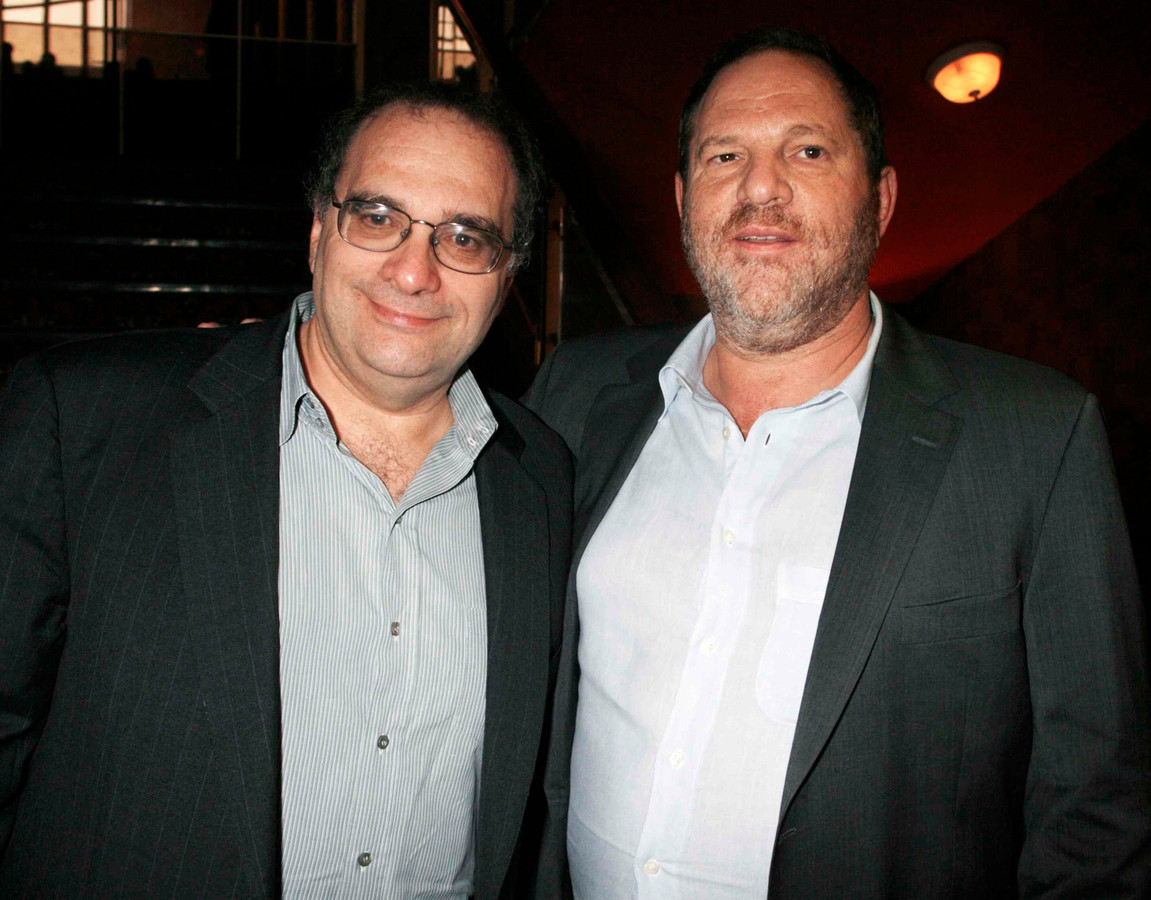 Harvey (rechts) en zijn broer Bob Weinstein richtten samen de Weinstein Company op.