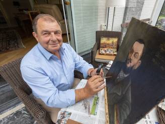 Schilder Roland (74) restaureert portret en ontdekt dat hij zélf band met de kunstenaar heeft: “Plots zag ik de signatuur en wist ik het”